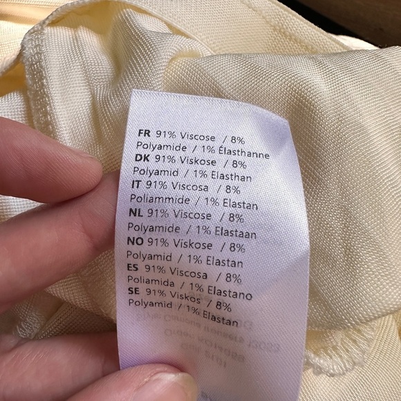 samsoe samsoe camoua trousers in eggnog - Picture 11 of 11